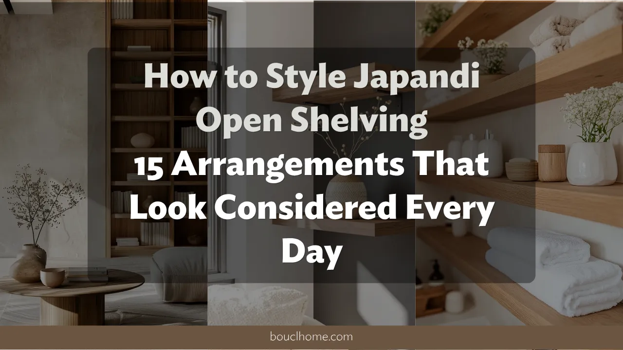 How to Style Japandi Open Shelving: 15 Arrangements That Look Considered Every Day