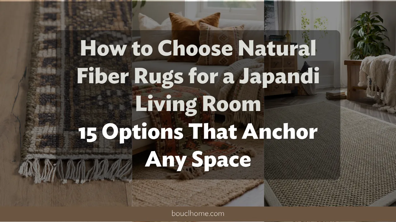 How to Choose Natural Fiber Rugs for a Japandi Living Room: 15 Options That Anchor Any Space