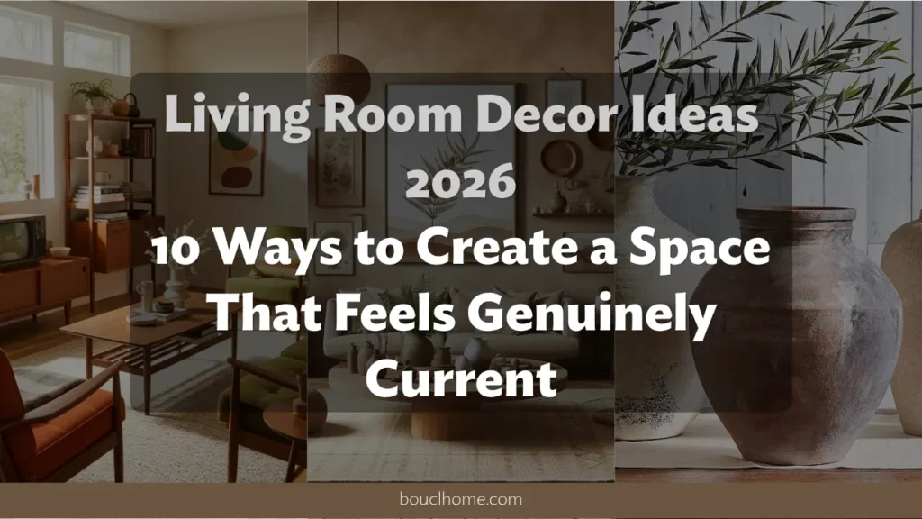 Living Room Decor Ideas 2026: 10 Ways to Create a Space That Feels Genuinely Current
