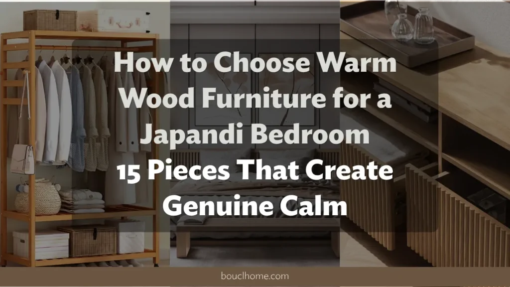 How to Choose Warm Wood Furniture for a Japandi Bedroom: 15 Pieces That Create Genuine Calm