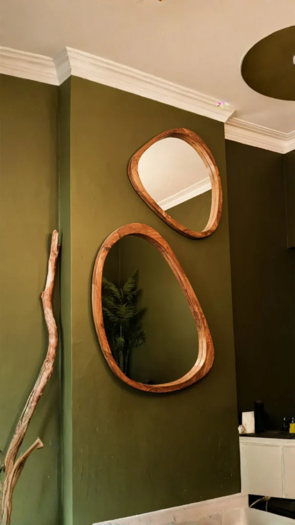 organic modern home decor ideas organic shaped mirrors wall objects arch mirror rounded art 2026