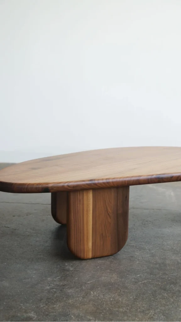organic modern decor ideas statement stone warm wood coffee table centrepiece 2026