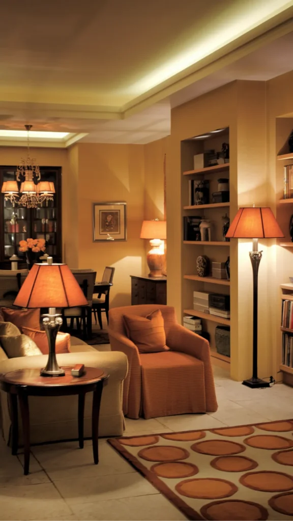 organic modern interior design guide warm atmospheric lighting every room multiple sources 2026