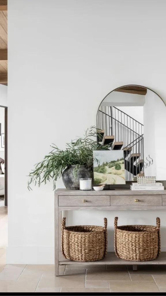 organic modern entryway ideas complete all elements working together beautiful 2026