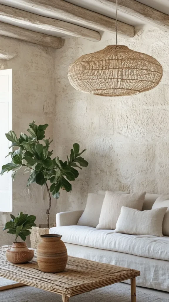 organic modern decor ideas one large plant positioned intention near natural light 2026