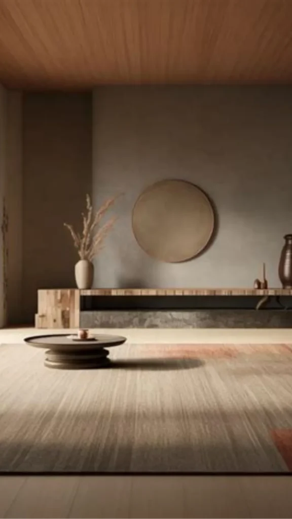 japandi interior design ideas layered natural textures linen jute wool ceramic throughout 2026