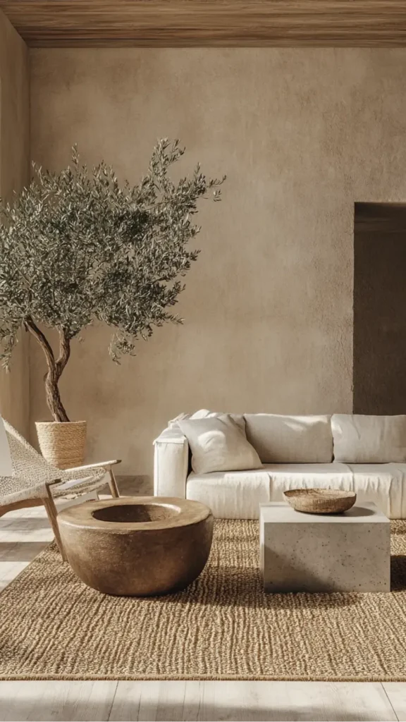 wabi-sabi objects organic modern home worn wooden bowl visible age marks smooth patina 2026