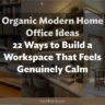 Organic Modern Home Office Ideas: 22 Ways to Build a Workspace That Feels Genuinely Calm