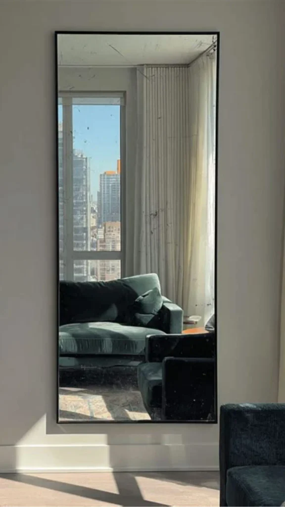 curved mirror ideas mirror opposite window reflected light 2026