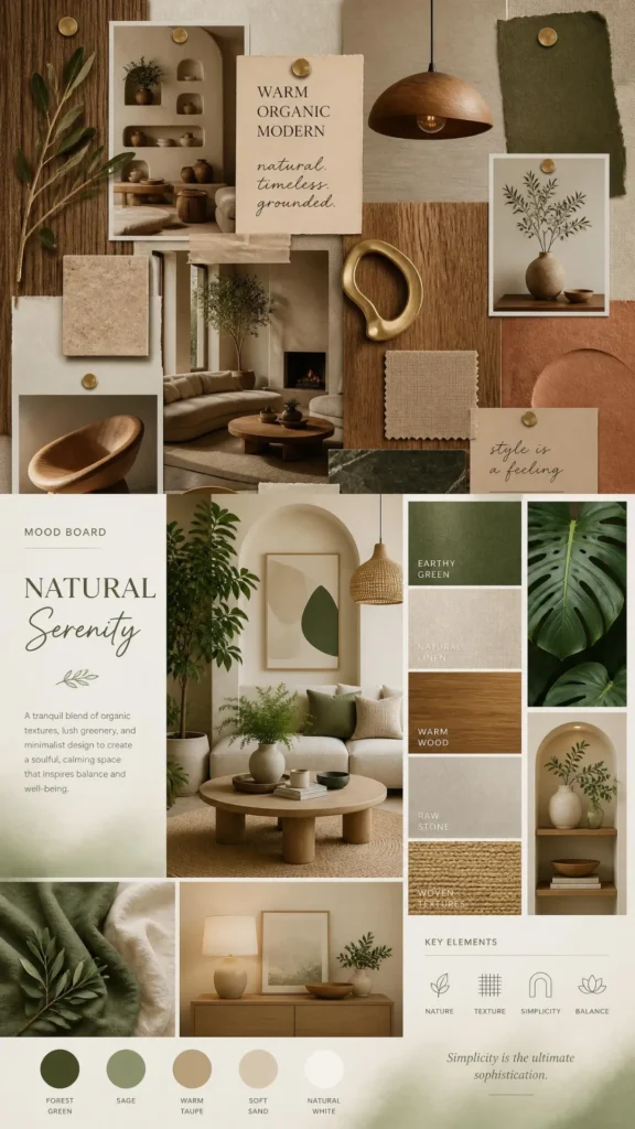 ai interior design ideas mood board generated single sentence 2026