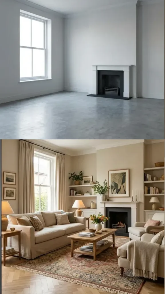 ai interior design ideas before after render own room 2026