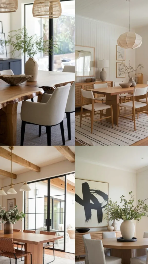 organic modern dining room ideas formal underused versus warm daily 2026