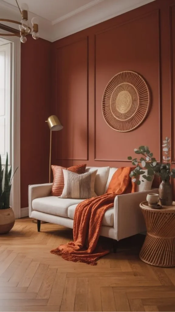 organic modern dining room ideas earthy sage sand terracotta palette 2026