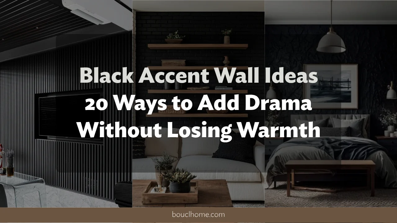 Black Accent Wall Ideas: 20 Ways to Add Drama Without Losing Warmth
