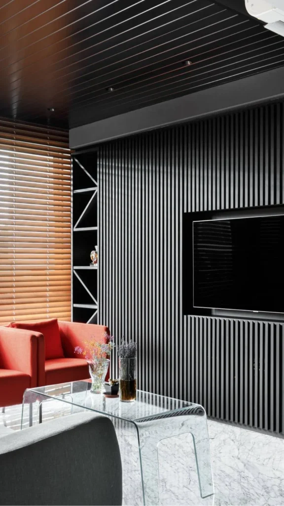 black accent wall ideas removable panels rental apartment 2026